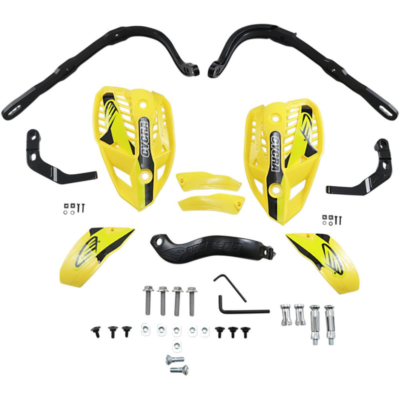 Cycra Ultra Probend HCM Handguards - 1-1/8" - Husqvarna Yellow 1CYC-7506-56HCM