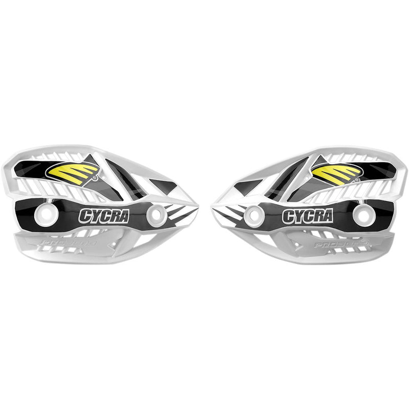 Cycra Replacement Probend* CRM Handshields - No Cover - White 1CYC-1019-42