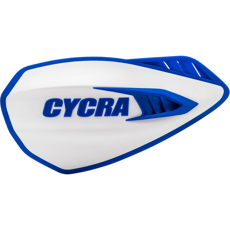 Cycra Cyclone Handguards - White/Blue 1CYC-0056-232