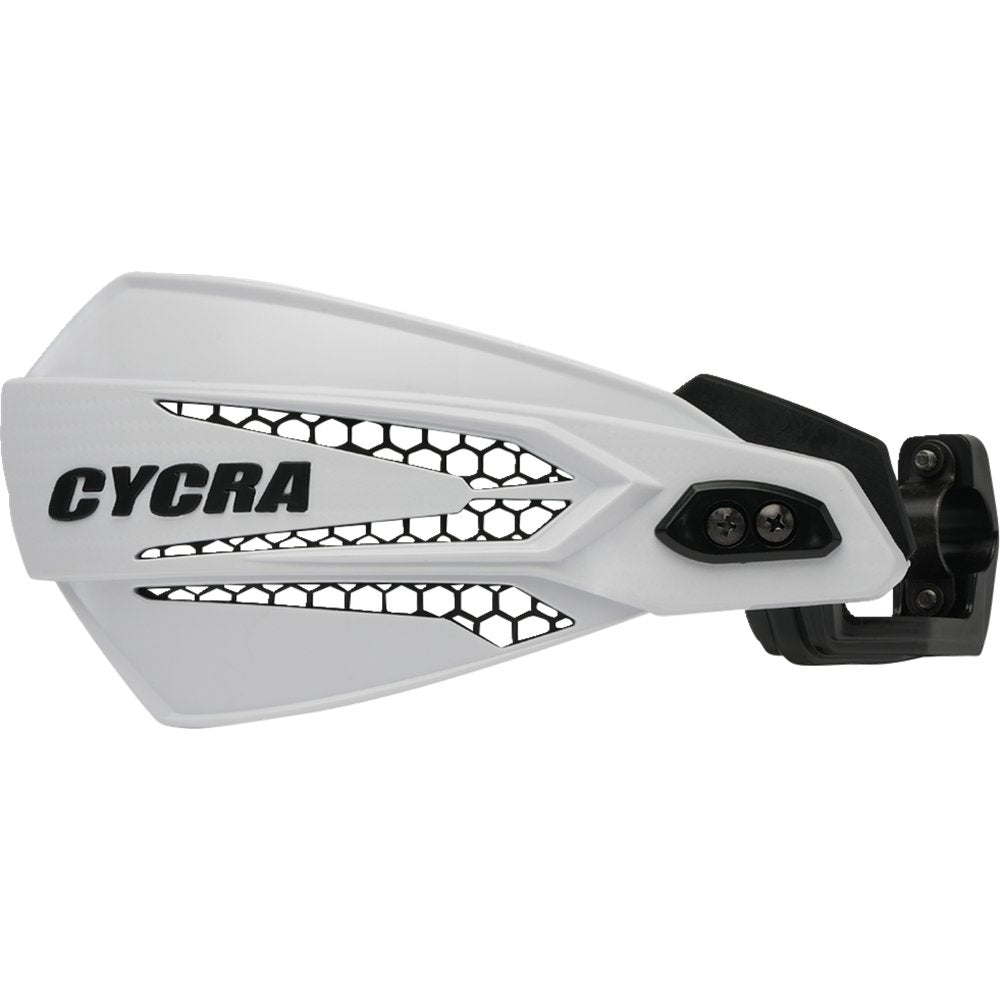 Cycra MX-Race Handguards - White/Black 1CYC-0057-42X