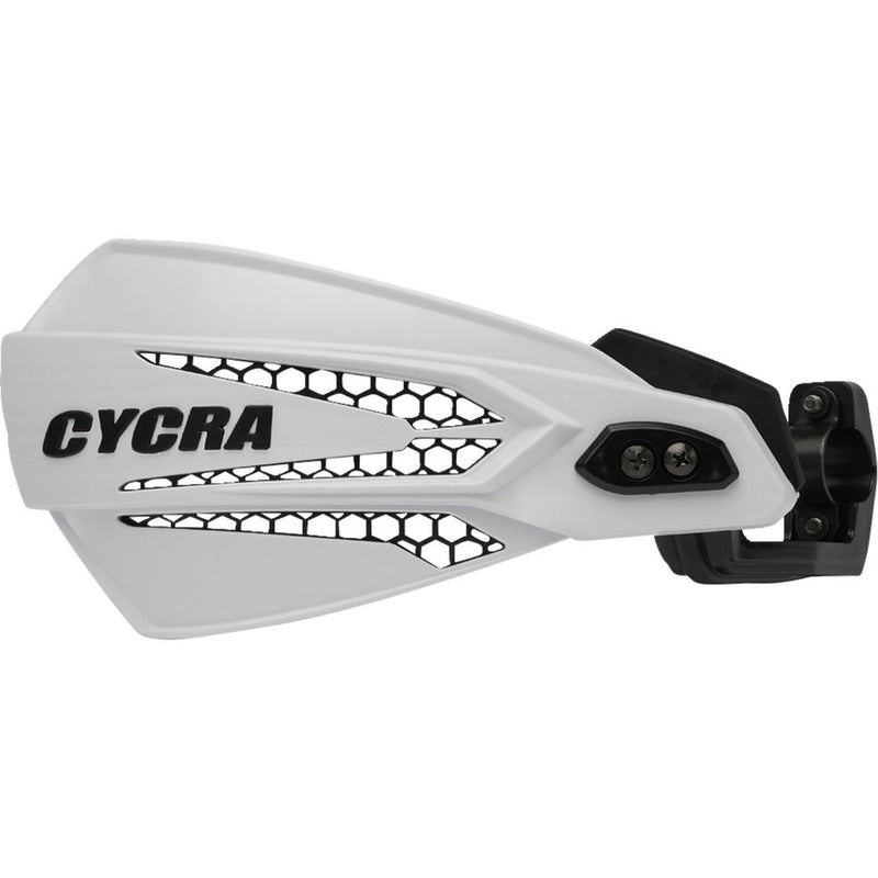 Cycra MX-Race Handguards - White/Black 1CYC-0057-42X