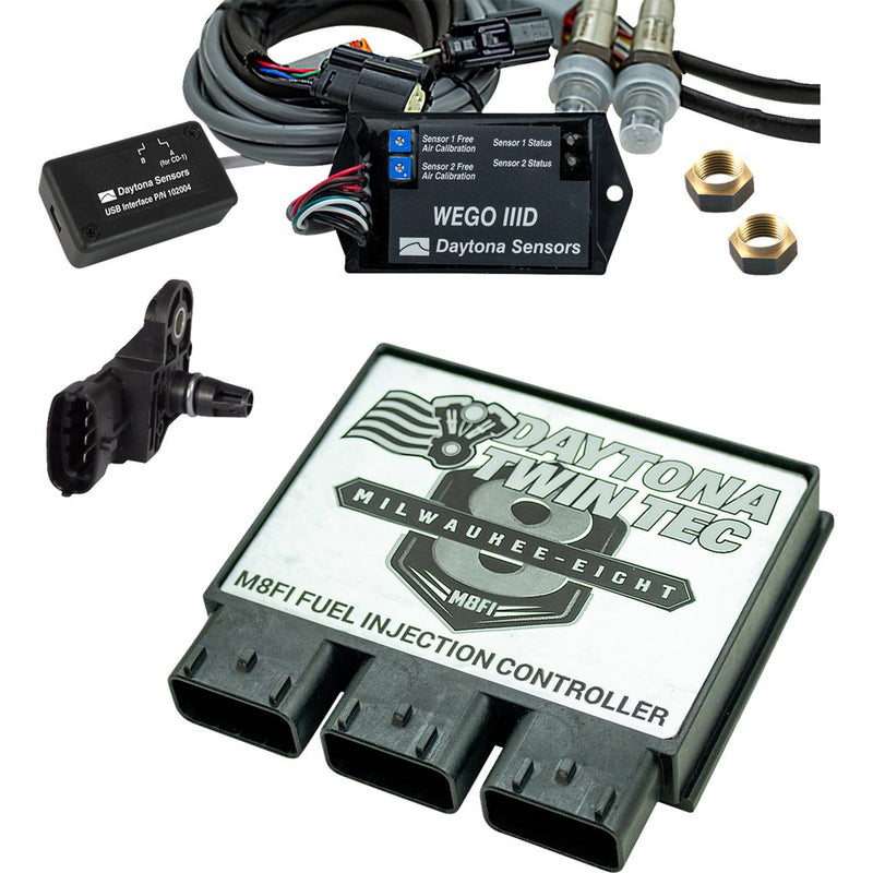 Daytona Twin Tec LLC Fuel Injection Electronic Control Module Kit with 2 BAR Manifold Absolute Sensor - '18-'20 Softail 17812