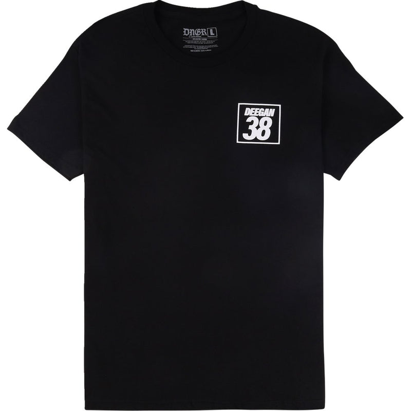Deegan Apparel Holeshot T-Shirt - Black - XL DMTSS3027BLKXL