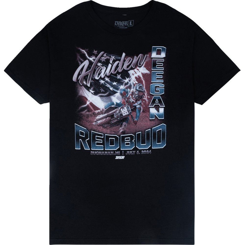 DEEGAN APPAREL Red Bud T-Shirt - Black - Small DMTSS4012BLKS