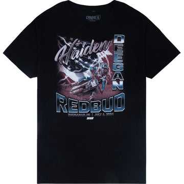 DEEGAN APPAREL Red Bud T-Shirt - Black - Small DMTSS4012BLKS