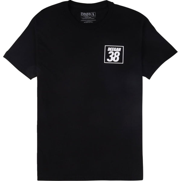 Deegan Apparel Holeshot T-Shirt - Black - 2XL DMTSS3027BLK2XL