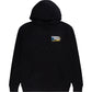 DEEGAN APPAREL Caution Hoodie - Black - 2XL DMTFP3010BLK2XL