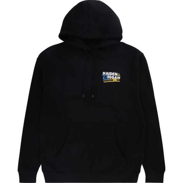 Deegan Apparel Caution Hoodie - Black - 2XL DMTFP3010BLK2XL