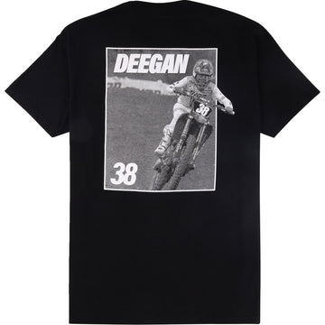 DEEGAN APPAREL MX2 T-Shirt - Black - Large DMTSS3026BLKL
