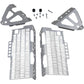 DEVOL Radiator Guards - Brushed Aluminum - Honda 0101-1303