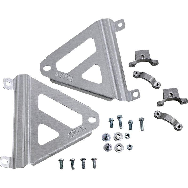DEVOL Radiator Race Brace Set - Honda 0122-1205