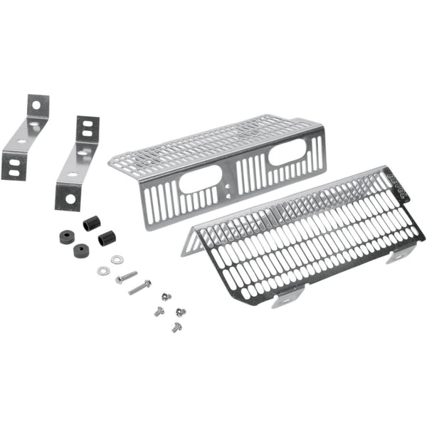 DEVOL Radiator Guards - Brushed Aluminum - KTM 0101-3101