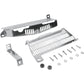 DEVOL Radiator Guards - Brushed Aluminum - Kawasaki 0101-2101