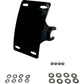 DK CUSTOM PRODUCTS License Plate Bracket - Axle-Mount - Black DK-M8LP-AX-CRV