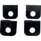 DK CUSTOM PRODUCTS Footpeg Adapter - Front/Back - Black DK-M8-SFT-FPA
