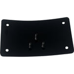 DK CUSTOM PRODUCTS License Plate Kit - Curved - Black DK-LPR-LP-LD