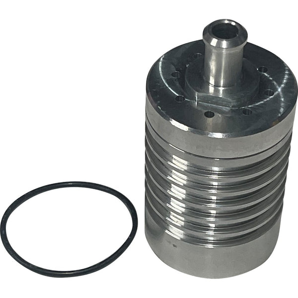 DK CUSTOM PRODUCTS Catch Can for External Breather System - Raw DK-4ST-CC-MCF