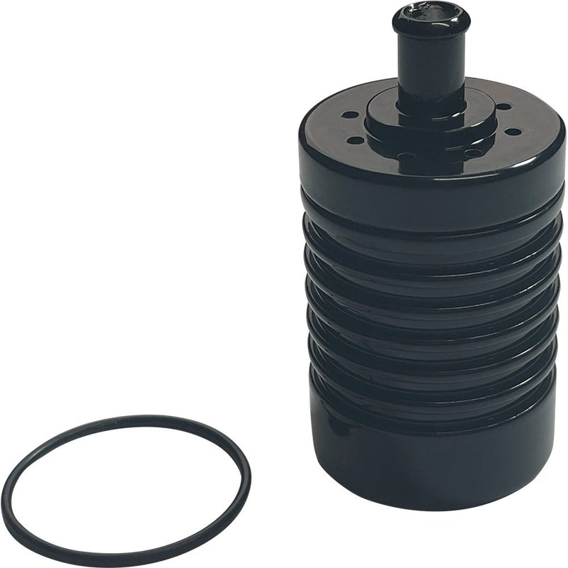 DK CUSTOM PRODUCTS Catch Can for External Breather System - Black DK-4ST-CC-BLK