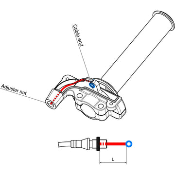 DOMINO Throttle System - 2-Stroke 2203.03-02