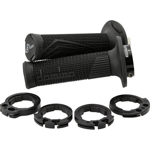 DOMINO D100 D-Lock Grips - Black D10046C4000A9-0