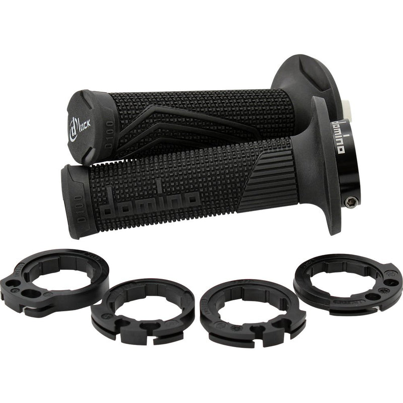 DOMINO D100 D-Lock Grips - Black D10046C4000A9-0
