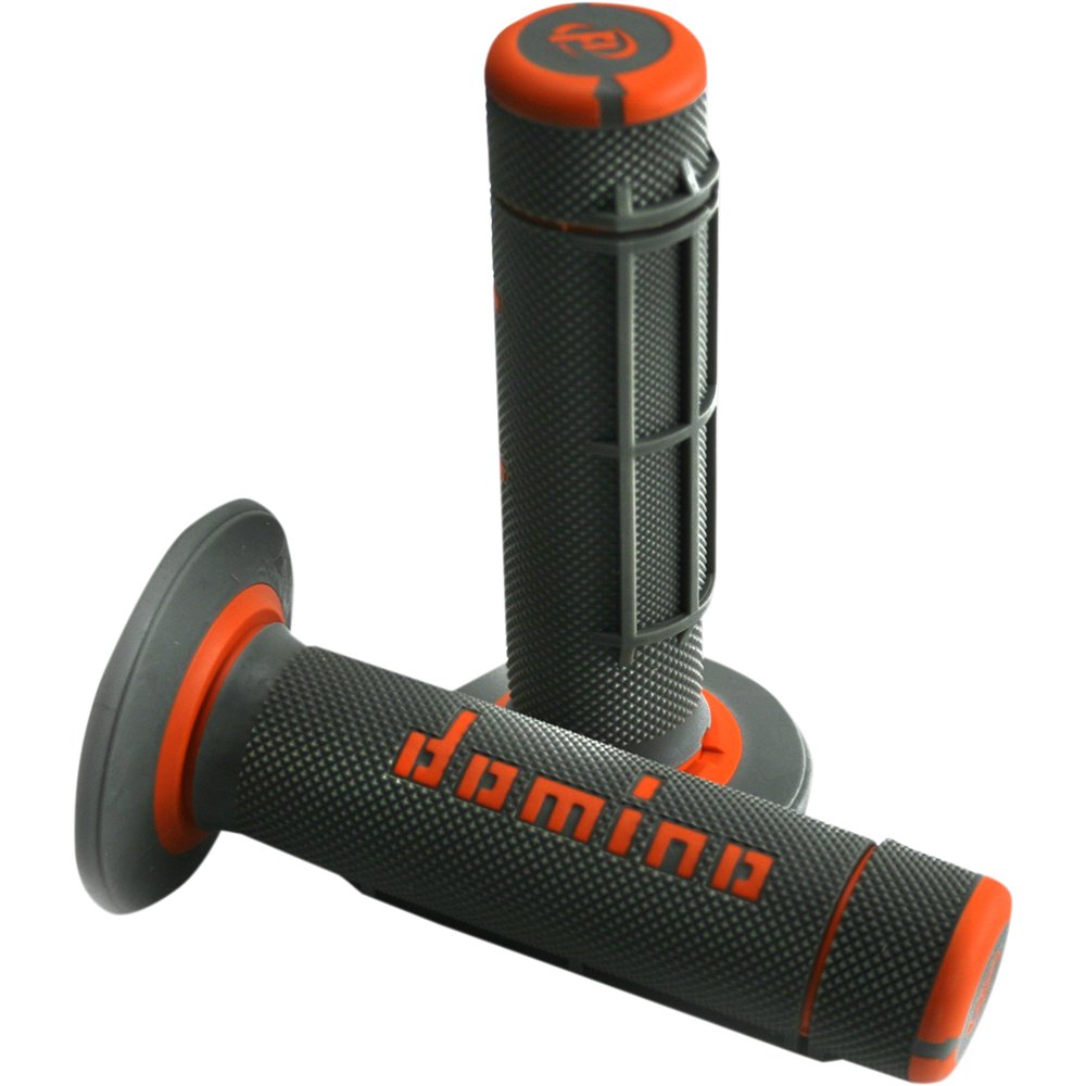 DOMINO Dually Grips - Half Waffle - Black/Orange A02041C4540A7-1