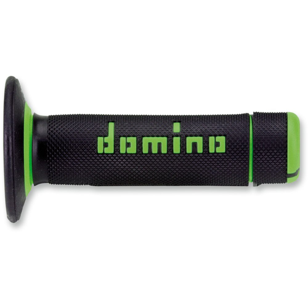 DOMINO Dually Grips - Half Waffle - Black/Green A02041C4440A7-1
