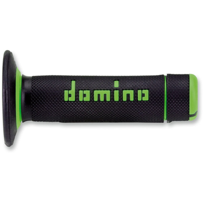 DOMINO Dually Grips - Half Waffle - Black/Green A02041C4440A7-1