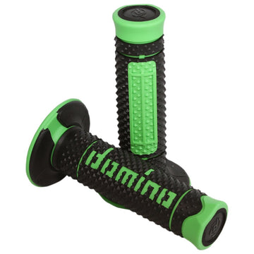 DOMINO Diamonte Grips - Dual Compound - Black/Green A26041C4440A7-0