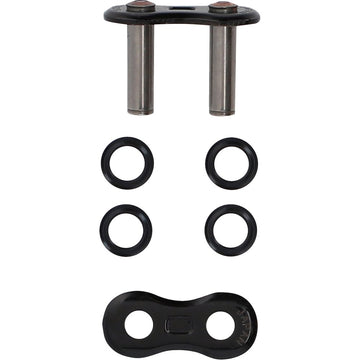 EK 525 L3D - Connecting Link - Rivet - Black 525L3D-MLJK