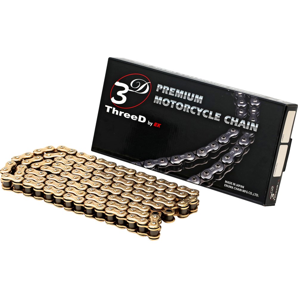 EK 525 L3D - Drive Chain - 120 Links - Gold 525L3D-120G