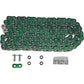 EK 520 ZVX3 - Sportbike Chain - 120 Links - Green 520ZVX3-120AN