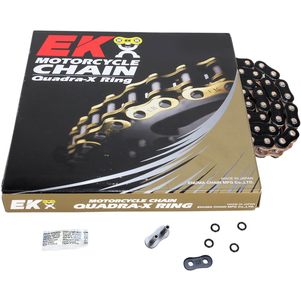 EK 530 ZVX3 - Sportbike Chain - 150 Links - Black/Gold 530ZVX3-150KG