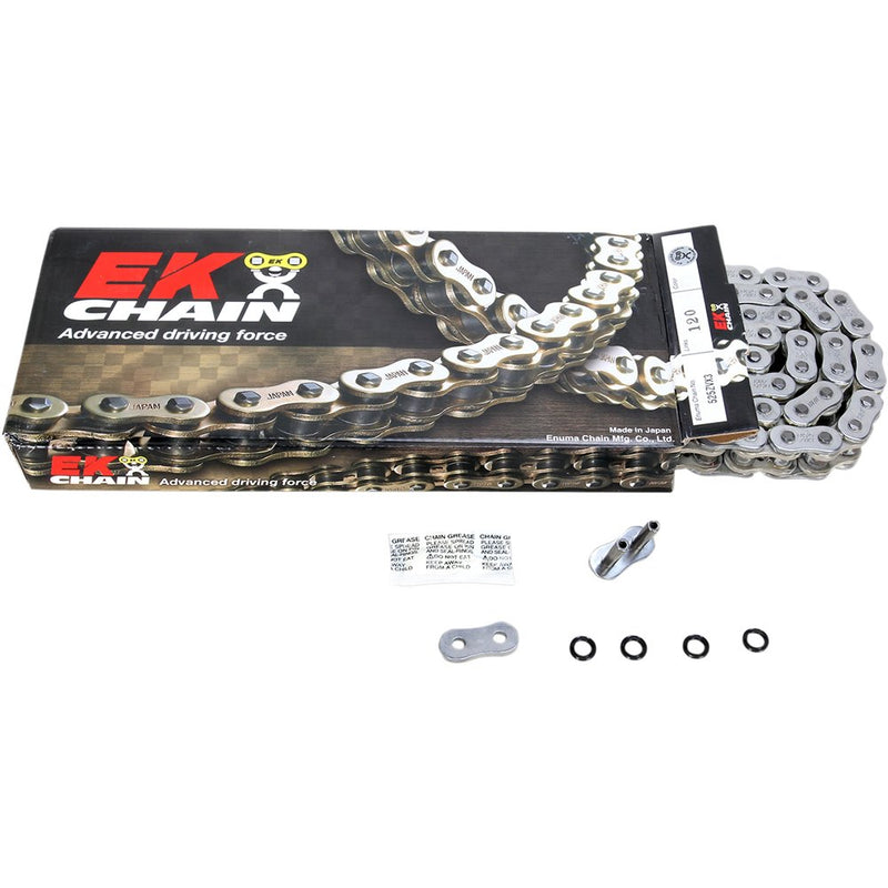 EK 525 ZVX3 - Sportbike Chain - 120 Links - Chrome 525ZVX3-120C
