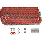 EK 525 ZVX3 - Sportbike Chain - 120 Links - Orange 525ZVX3-120AO