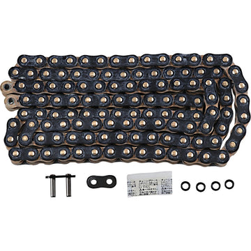 EK 525 ZVX3 - Sportbike Chain - 120 Links - Black/Gold 525ZVX3-120KG