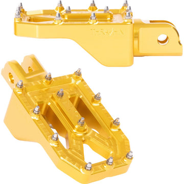 THRASHIN SUPPLY CO. Aggressor Footpegs - Front - Gold TSC-2022-5-SF