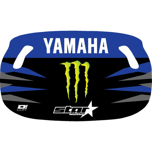 D'Cor Visuals Pit Board - Black/Blue - Monster Energy Logo 60-60-155