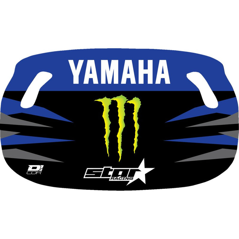 D'Cor Visuals Pit Board - Black/Blue - Monster Energy Logo 60-60-155