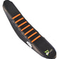D'COR VISUALS Seat Cover - Black/Orange Ribs - KTM SX '25 30-30-103