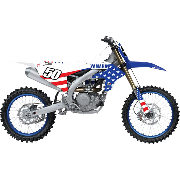 D'Cor Visuals Graphic Kit - USA Yamaha - Yamaha - YZ 250/450 F 20-50-350