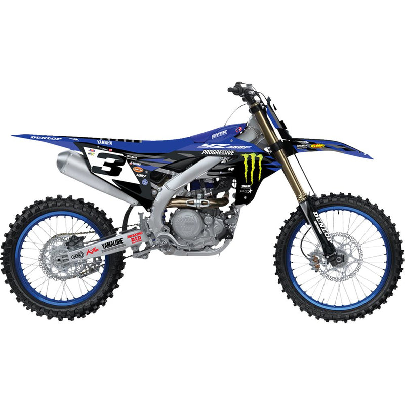 D'Cor Visuals Graphic Kit - '25 Monster Energy - Yamaha - YZ 450 20-50-615