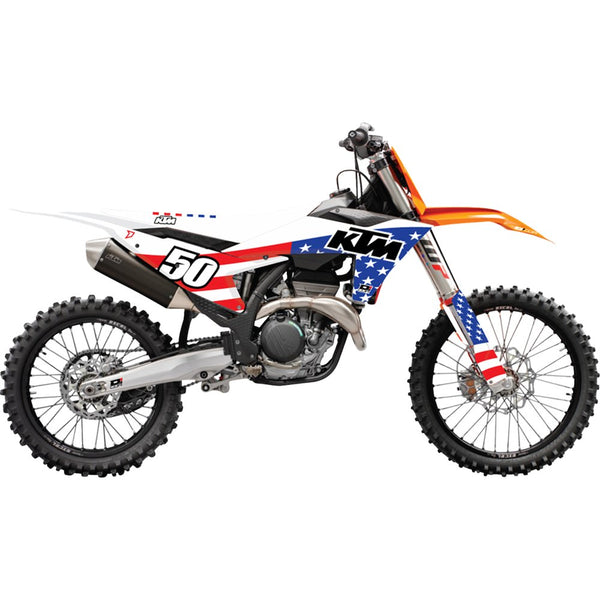 D'Cor Visuals Graphic Kit - USA KTM - SX/F 125-450 '25 20-30-301