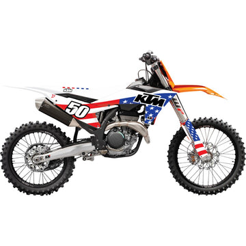 D'COR VISUALS Graphic Kit - USA KTM - SX/F 125-450 '23-'24 20-30-300