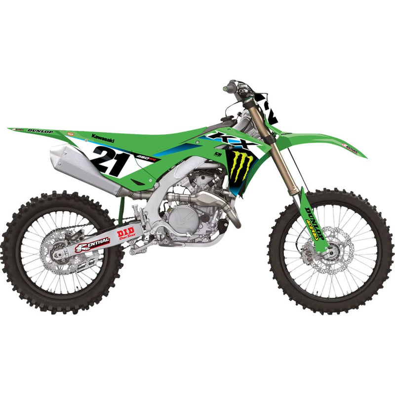 D'Cor Visuals Graphic Kit - '25 Monster Energy - KX 450 '24-'25 20-20-825