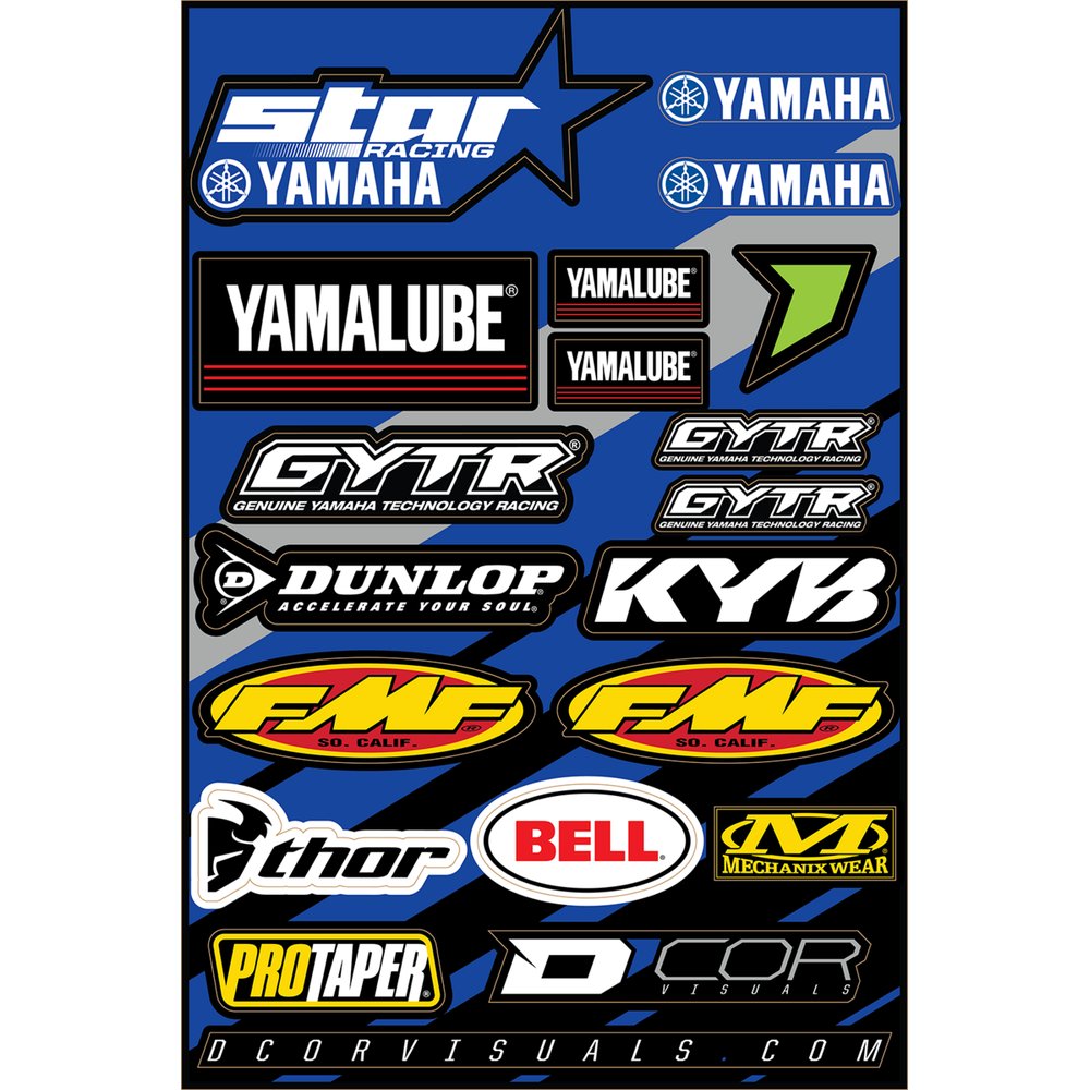 D'COR VISUALS Decal Sheet - Star Yamaha 40-50-116