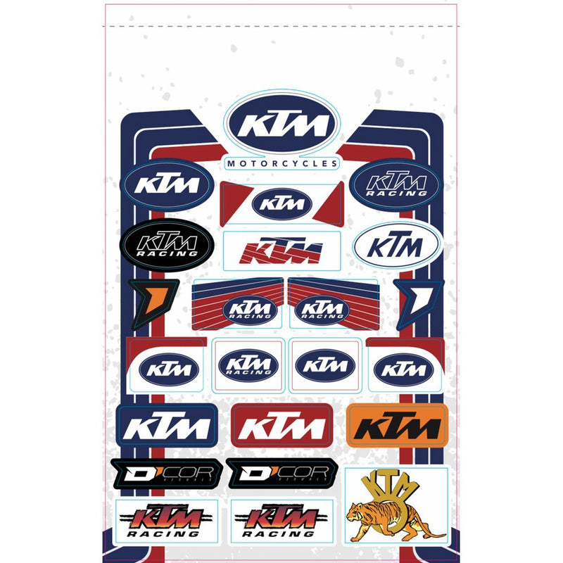 D'Cor Visuals Decal Sheet - KTM Retro 40-30-103