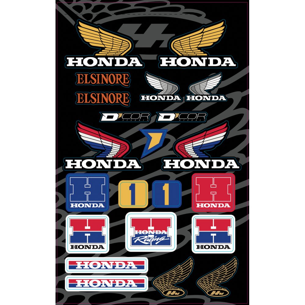 D'COR VISUALS Decal Sheet - Honda Retro 40-10-103