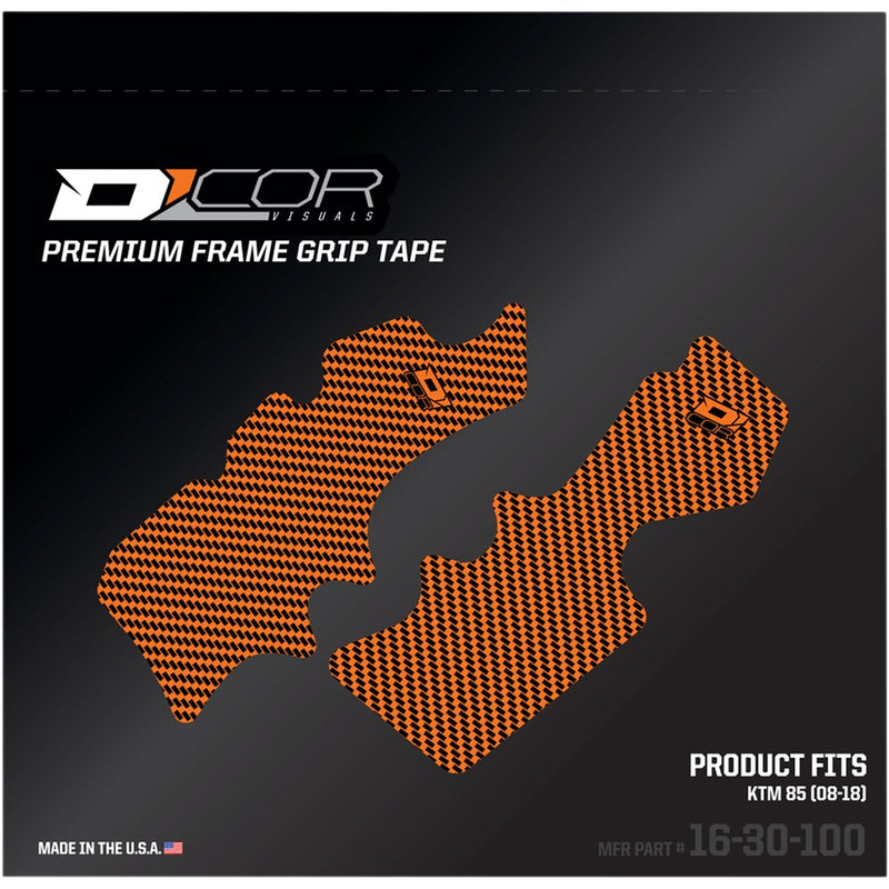 D'Cor Visuals Frame Grip Tape - Orange - KTM - SX 85 16-30-100