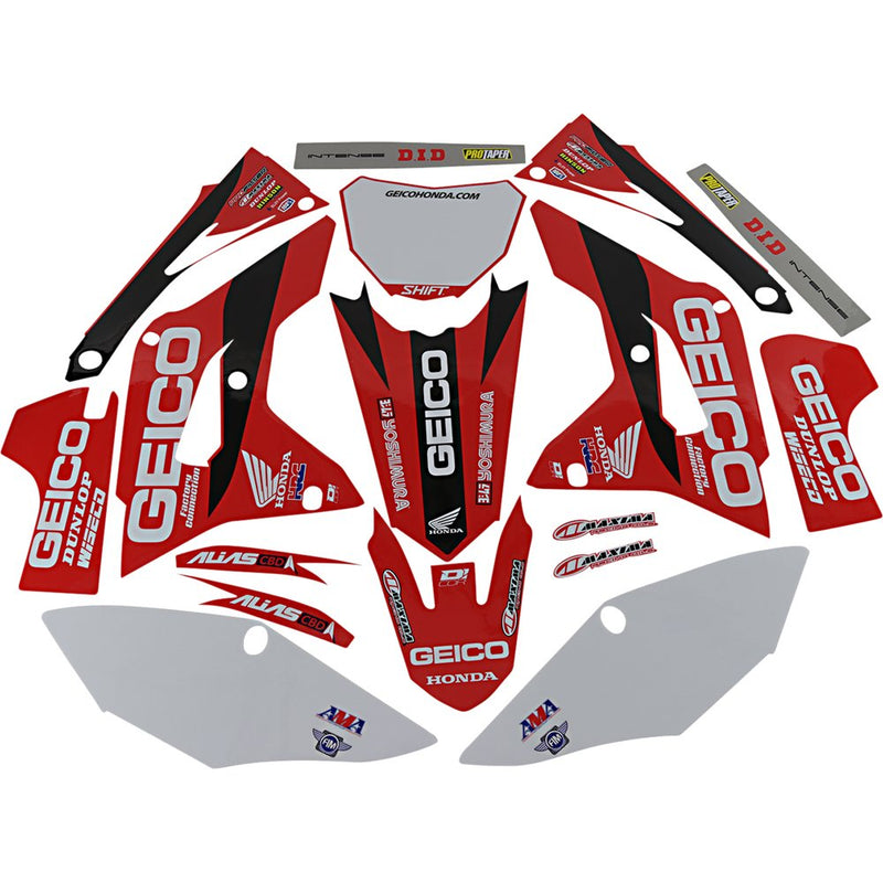 D'Cor Visuals Graphic Kit - Geico - Honda 20-10-920